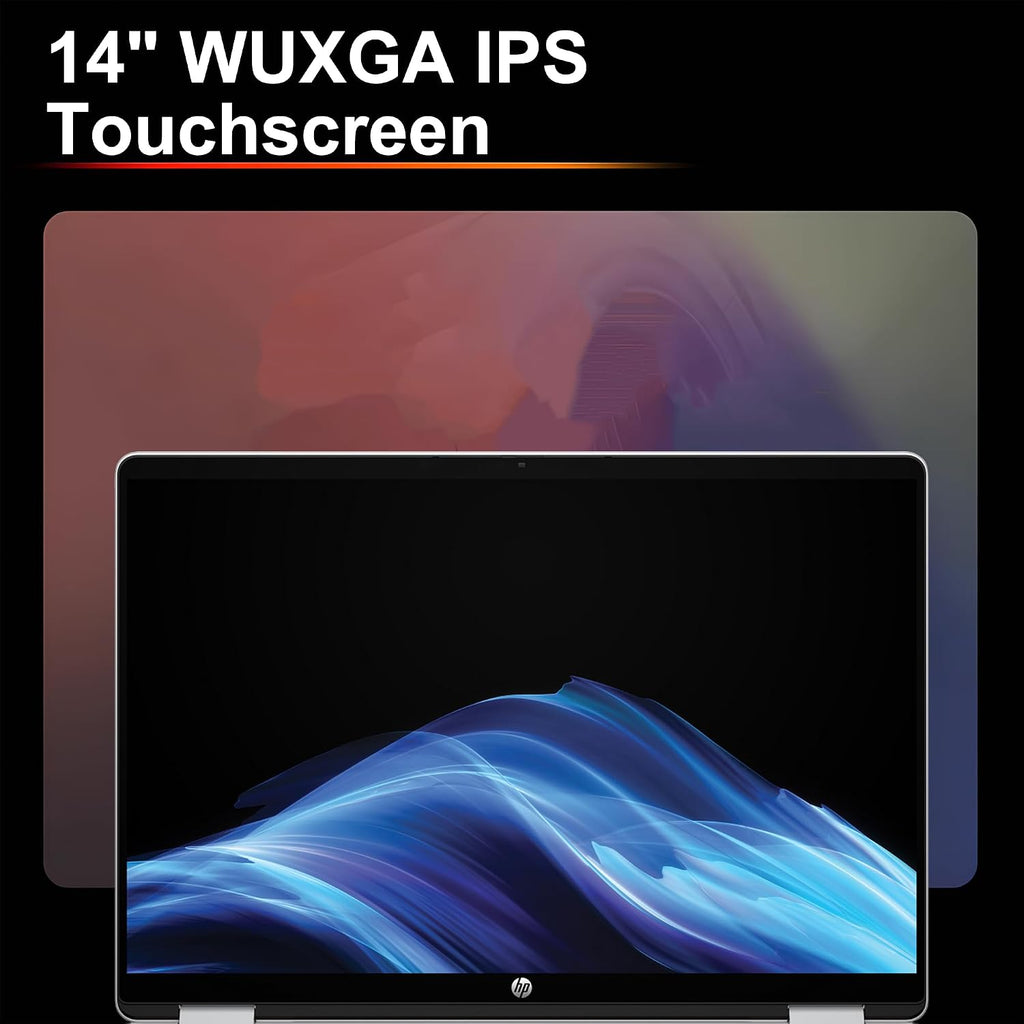 HP OmniBook 5 Flip 2-in-1 Laptop 14' WUXGA IPS Touchscreen Intel 10-core Core 7 150U 16GB RAM 1TB SSD Backlit Wi-Fi6E 5MP IR Privacy Camera Win11Pro ICP Hub