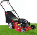 141cc Self Propelled Gas Lawn Mower, 20 inch Gas Lawn Mower Cordless Push Mower with 4-Stroke Strong Power Engine, Side Discharge, 7 Position Cutting Height Adjustment for Lawn, Yard, Garden Red