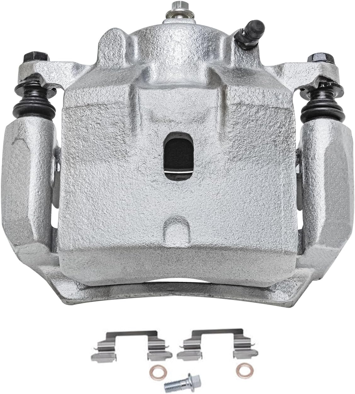 Detroit Axle - Front 2pc Brake Calipers for 04-12 Chevrolet Malibu Pontiac G6 Solstice Saturn Aura Sky, 2 Disc Brake Calipers Replacement 2004 2005 2006 2007 2008 2009 2010 2011 2012