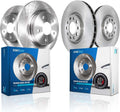 Detroit Axle - Brake Rotors for 2011-2015 Chevrolet Volt 2014-2015 Cruze 2012-2014 Orlando 2012-2017 Buick Verano, Disc Brake Rotors Replacement : 11.81' inch Front and 11.50' inch Rear Rotor