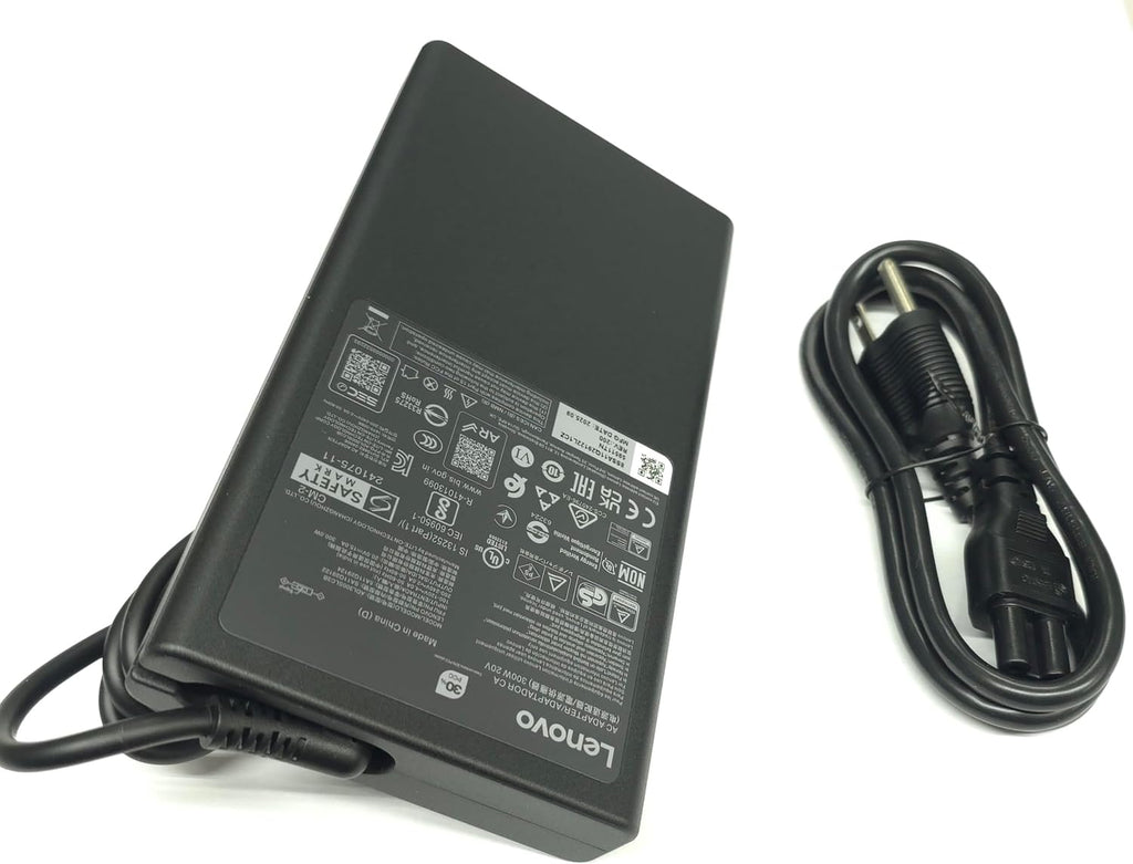 Lenovo Slim 300W AC Adapter for Legion 7 7i 5i 5Pro Thinkpad R7000P R9000P ADL300SDC3A ADL300SLC3B, SA11029122, 5A11Q29124.