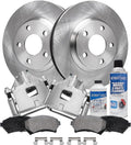 Detroit Axle - Front Brake Kit for Chevrolet Monte Carlo Buick LeSabre Park Avenue Riviera Cadillac Deville Pontiac Bonneville Brake Rotors Ceramic Brakes Pads Brake Calipers Replacement
