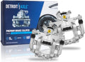 Detroit Axle - 2pc Rear Brake Caliper for 2011-2015 Chevrolet Cruze, 2016 Cruze Limited, Disc Brake Calipers with Brackets Replacement