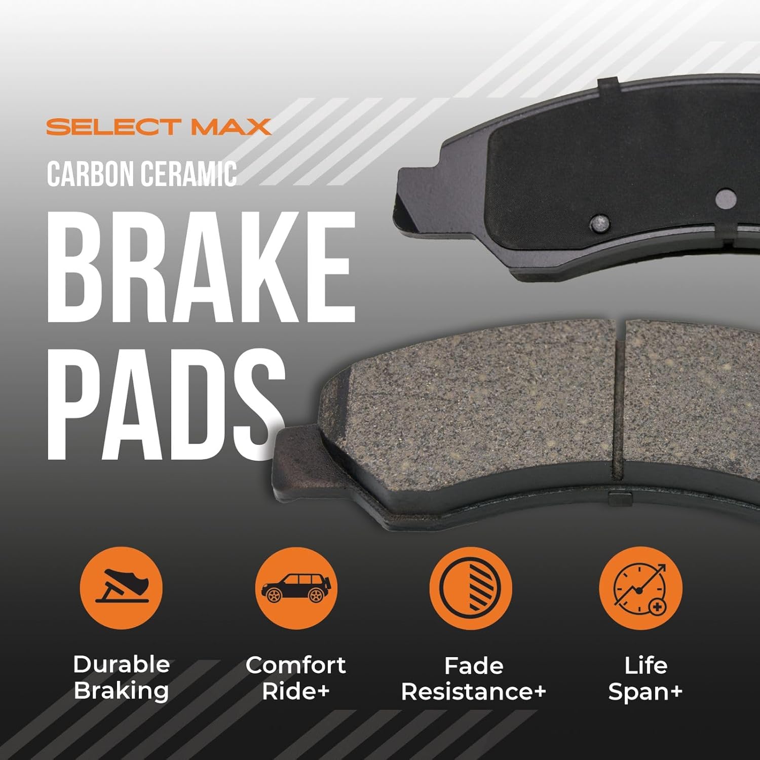 Max Advanced Brakes Front & Rear Brake Kit Compatible With 2006-2008 2009 2010 2011 Acura CSX Premium Touring iTech Replacement Premium OE Disc Brake Rotors and Ceramic Brake Pads