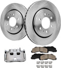 Detroit Axle - Front Brake Kit for Ford 2010-2021 Expedition, 2010-2011 F-150, 2010-2021 Navigator, Disc Brake Rotors Brake Caliper Ceramic Brakes Pads Replacement [13.78 inch Rotors]