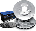 R1 Concepts Front Brakes and Rotors Kit |Front Brake Pads| Brake Rotors and Pads| Semi Metallic Brake Pads and Rotors |fits 1976-1985 Ford Bronco, 1976-1985 Ford F-150