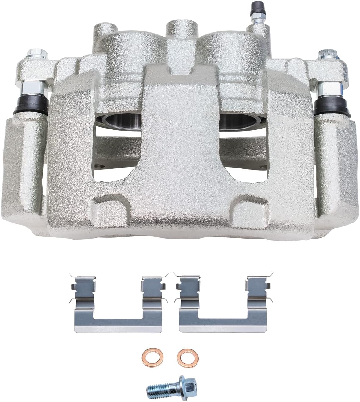 Detroit Axle - Front Brake Kit for 2006-2011 Buick Lucerne, 2006-2013 Chevrolet Impala, 2006-2007 Chevrolet Monte Carlo, Disc Brake Rotors Ceramic Brake Pads Brake Caliper Replacement