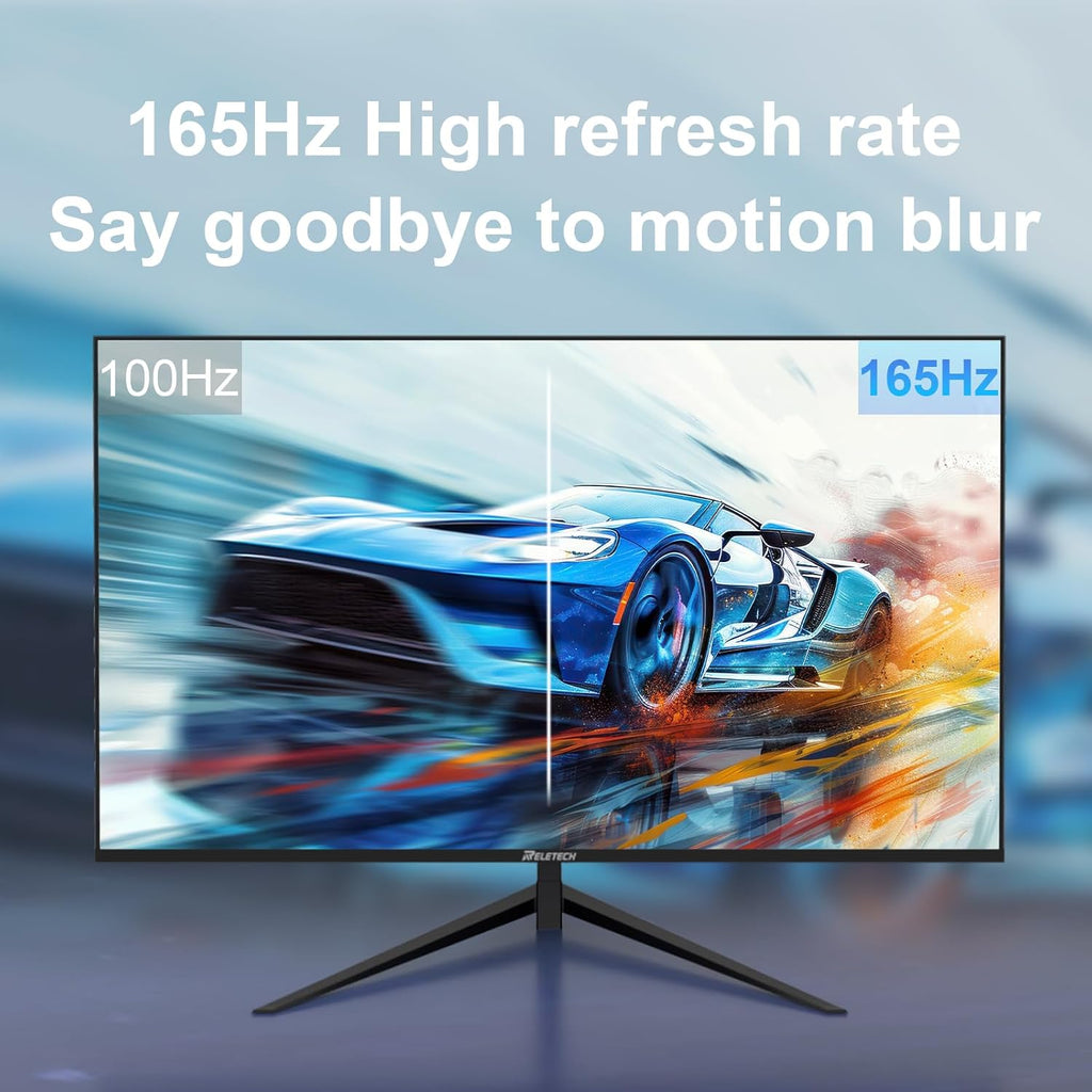 27 Inch FHD (1920x1080) Gaming Office Monitor,165Hz Refresh Rate, HVA Panel Computer Monitor, 1000:1 Contrast Ratio,100% sRGB HDMI and DisplayPort Interfaces (G27X)