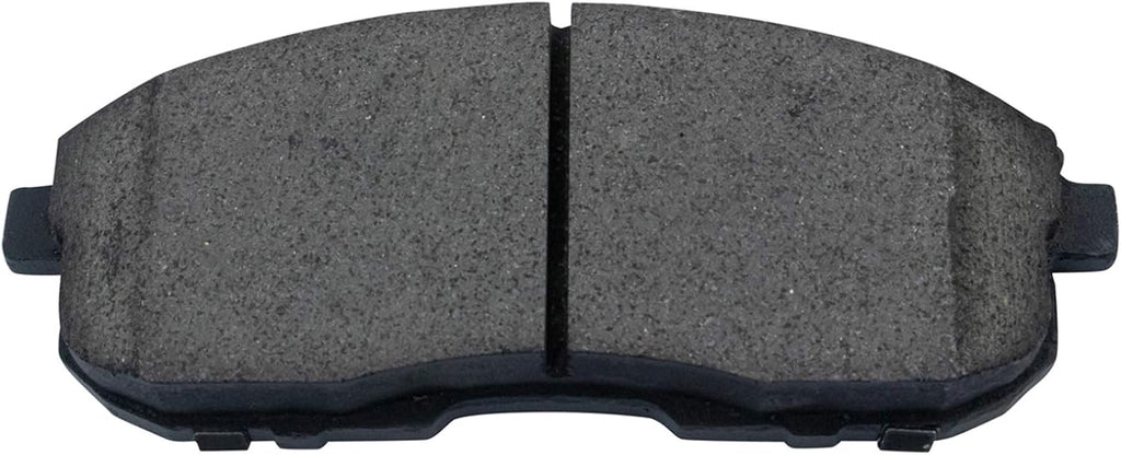 TRQ Front Brake Pad and Rotor Set Ceramic Vented Rotors Calipers Hoses Compatible with 1999 Nissan Maxima