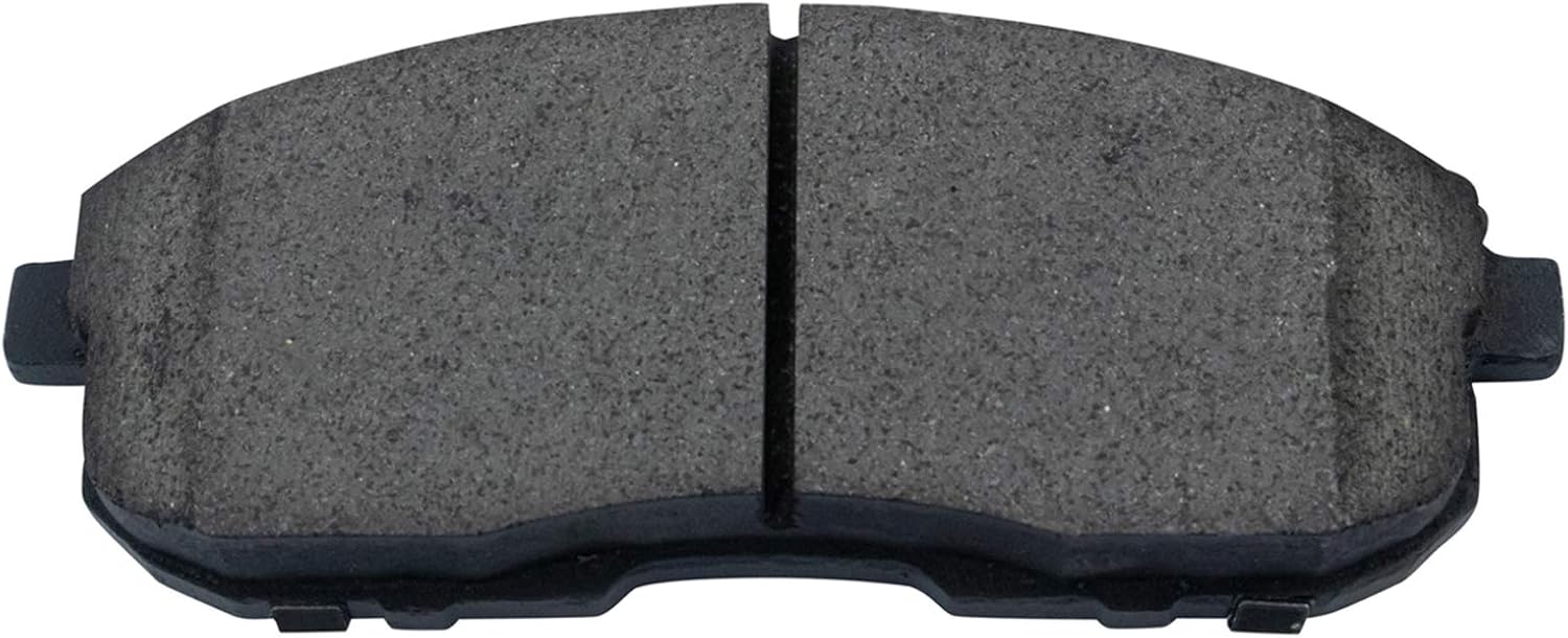 TRQ Front Brake Pad and Rotor Set Ceramic Vented Rotors Calipers Hoses Compatible with 1999 Nissan Maxima