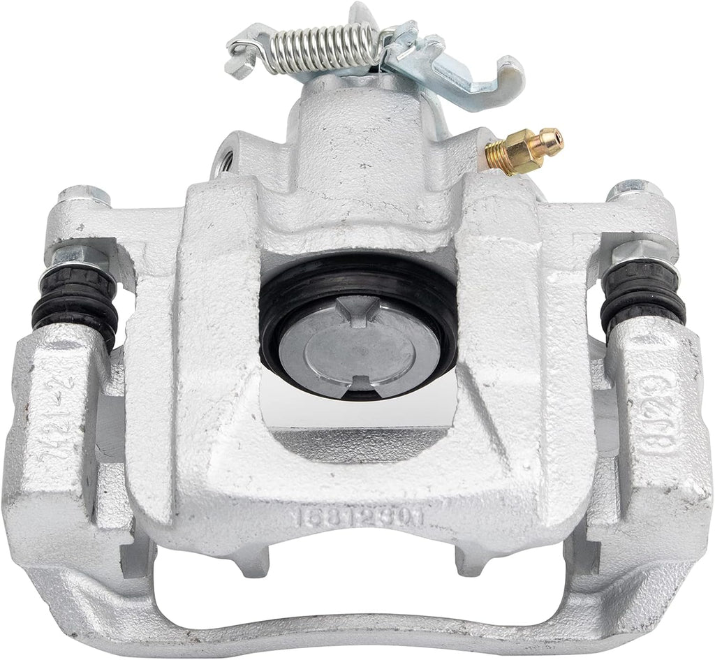 TRQ Rear Brake Pad and Rotor Set Caliper Ceramic Solid Compatible with 2012-2016 Chrysler Town & Country 2012-2016 Dodge Grand Caravan 2012-2015 Ram C/V 2013-2014 Volkswagen Routan