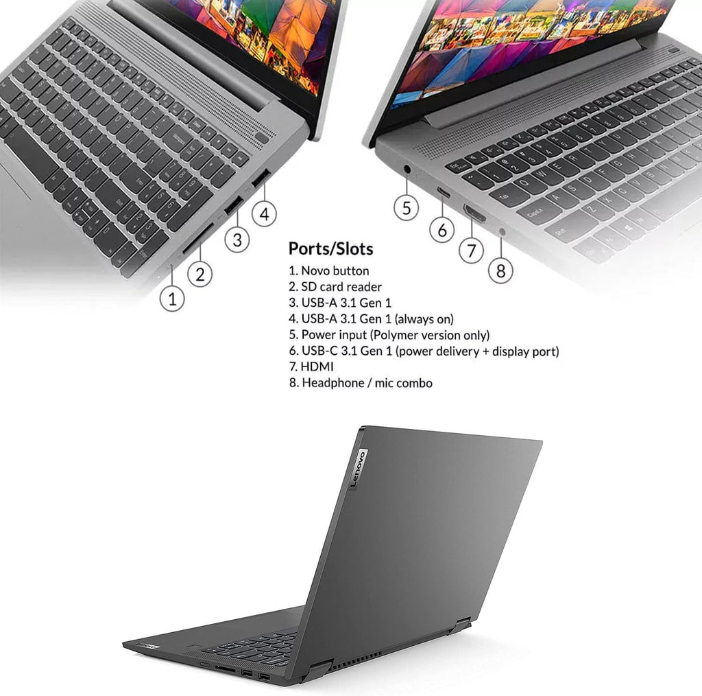Lenovo Flex 5 Laptop, 14.0' FHD Touch Display, AMD Ryzen 7 5700U, AMD Radeon Graphics, Backlit Keyboard, Fingerprint Reader, Long Battery Life, Windows 11 (16GB RAM | 1TB PCIe SSD)