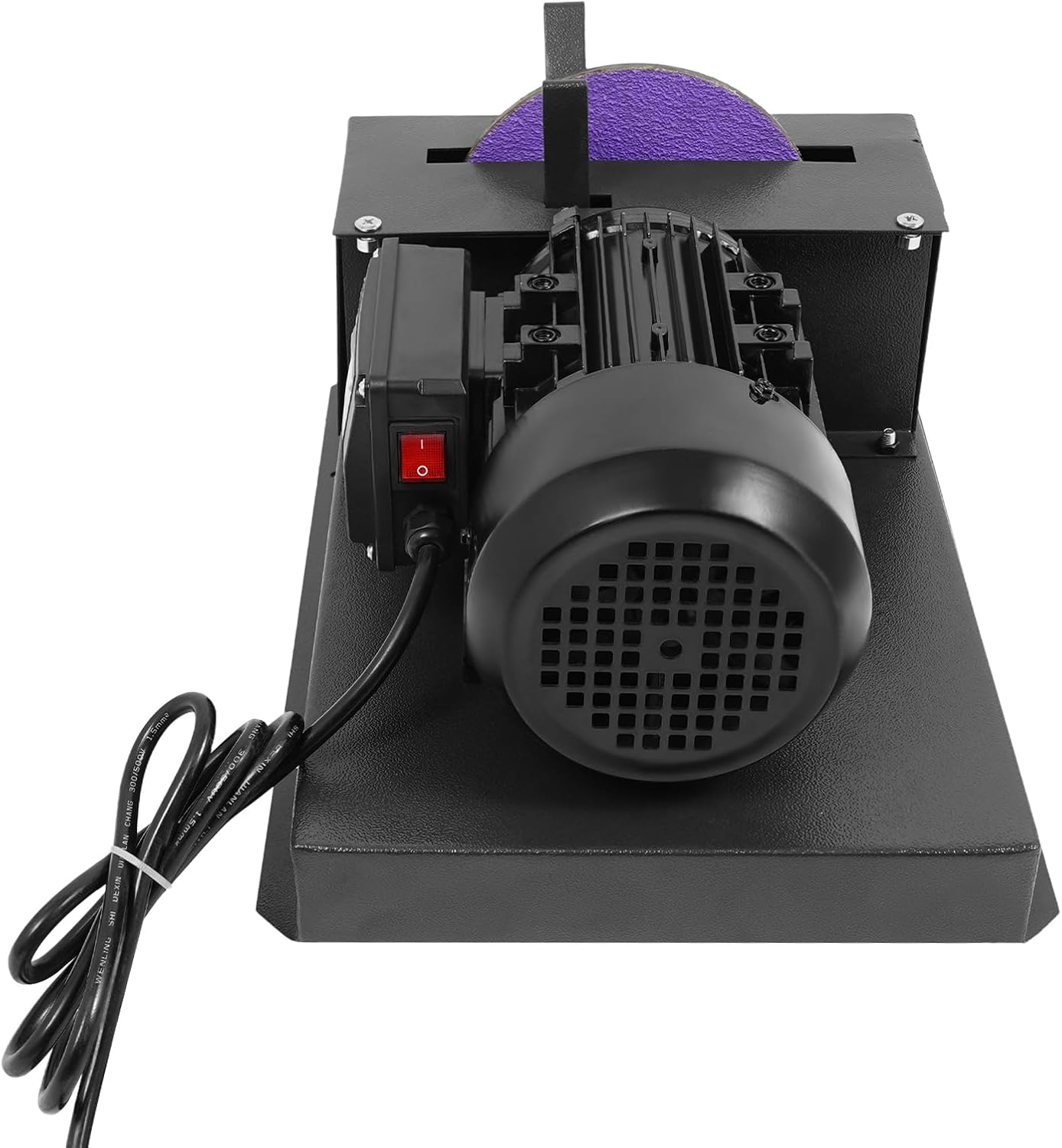 Lawn Mower Blade Sharpener-1HP 750W Professional Lawn Mower Blade Grinder with 9-inch Ceramic Wheel, Sharpens High/Low Lift, Gator & Flat Blades (1HP 750W)