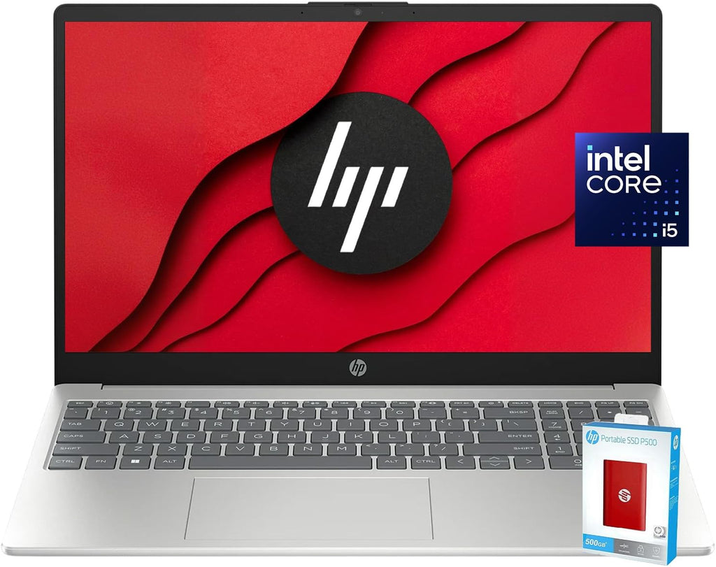 HP 15.6 FHD Laptop | 10-Core Intel Core i5-1235U | Intel Iris Xe Graphics | 32GB RAM | 1TB SSD | Wi-Fi 6 | Long Battery Life | Anti-Glare | Win 11 Pro