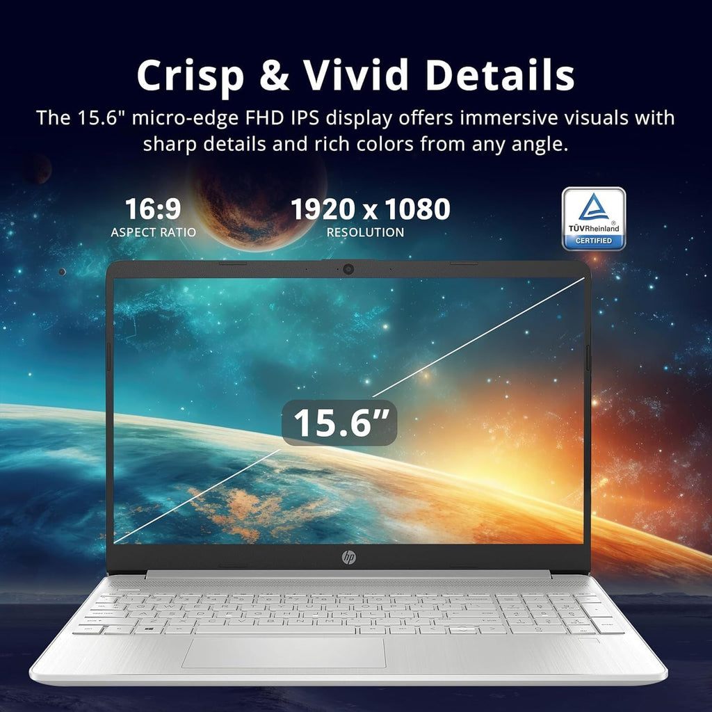 HP Ultrabook 15.6' FHD Laptop for Business & Academic | Powerful Intel Core i7-1255U up to 4.7GHz | 64GB RAM - 1TB Storage (512GB PCIe SSD&512GB External) | Webcam | Win11 Pro | WOWPC Bundle