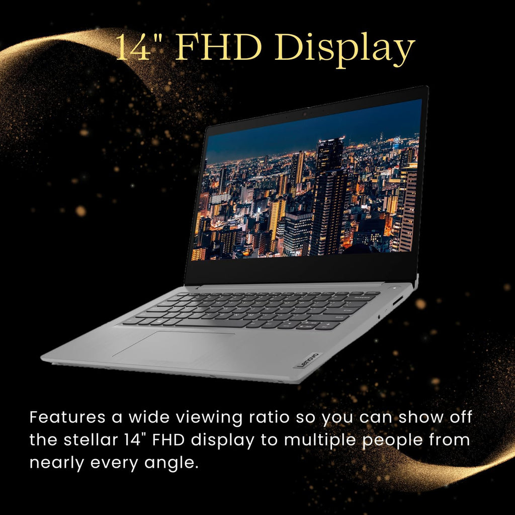 Lenovo IdeaPad 3 Laptop, 14' FHD Display, Intel Core i5-1135G7, 20GB RAM, 1TB SSD, Camera, SD Card Reader, Bluetooth, Wi-Fi 6, Windows 11 Home, Grey