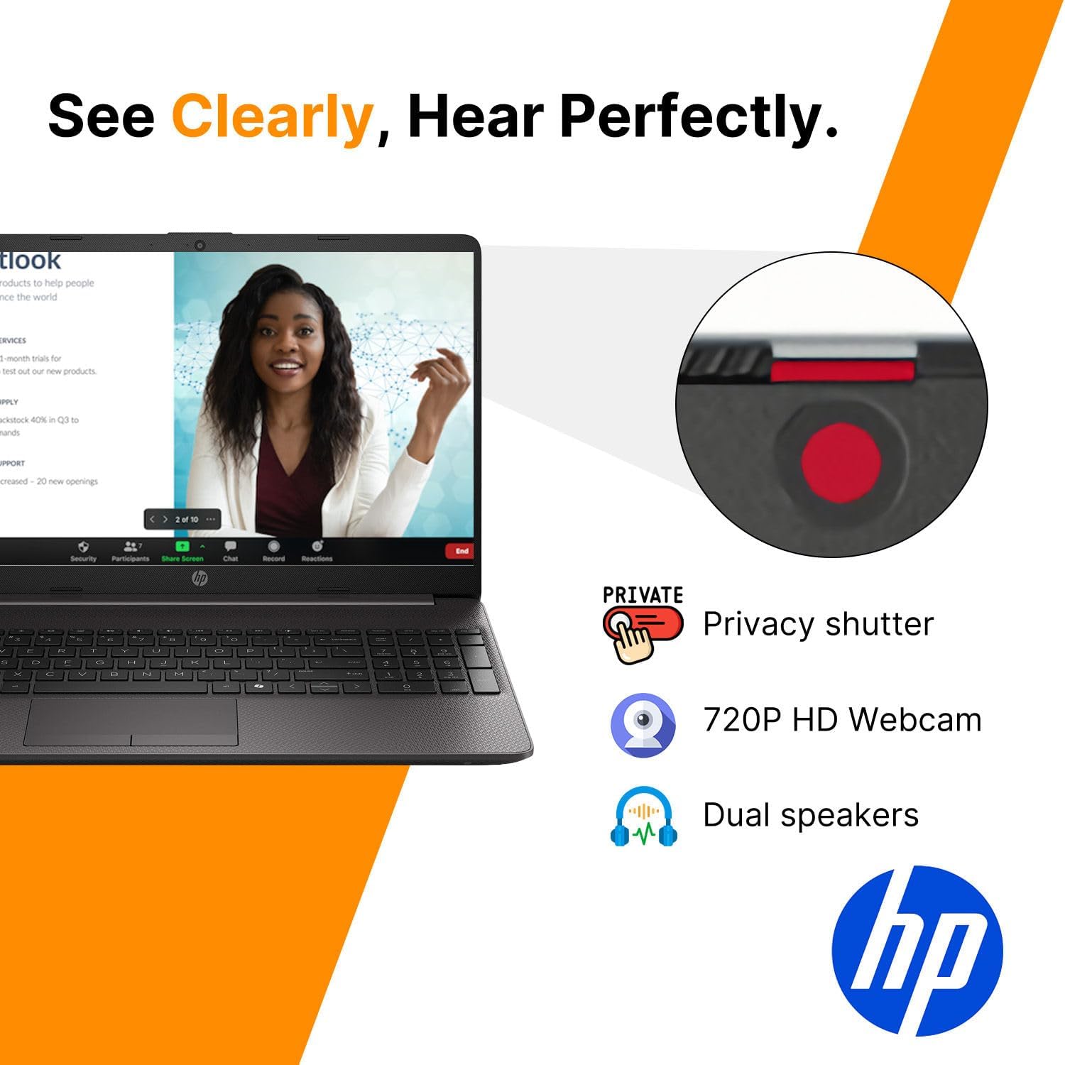 HP 15.6' FHD Laptop for Business & Student • 2026 Edition • Intel Core i3(Beats i7-1165G7) • 8GB RAM • 256GB PCIe SSD • Copilot AI • Wi-Fi 6 & Bluetooth 5 • Windows 11