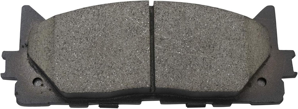 TRQ Performance Front Brake Pad and Rotor Set Ceramic Vented Coated Drilled Slotted Rotors Calipers Compatible with 2007-2012 Lexus ES350 2007-2011 Toyota Camry