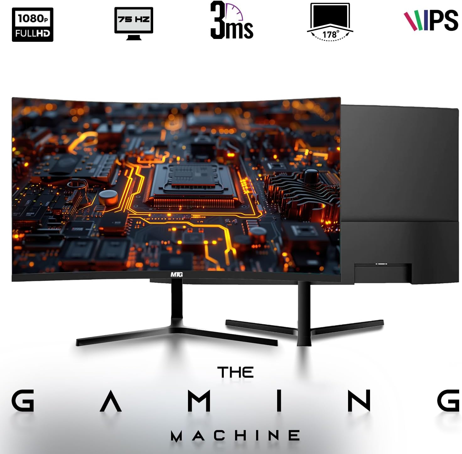 Dell Optiplex Tiny Mini Desktop PC, Intel Core i5, 16GB RAM, 1TB SSD with Dual 27 inch Curved Monitor, AI Enabled RGB Keyboard Mouse, RGB Soundbar and Webcam Windows 11 Pro (Renewed)