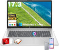 HP 17.3-inch Business Laptop 2026 - AMD Ryzen 5 7430U, 64GB RAM, 2TB SSD, FHD Anti-Glare Display, Windows 11 Pro, Copilot AI, Ideal for Office & Students, AMD Radeon Graphics, Bundle AI Voice Recorder