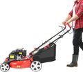 Lawn Mower, Self-Propelled Gas Powered Lawn Mower- 5HP 140CC 4-Stroke Engine, 20-Inch Cutting Width, w/8 Adjustable Heights & 15.9Gal Grass Bag, for Large Lawns, Gardens & Landscaping