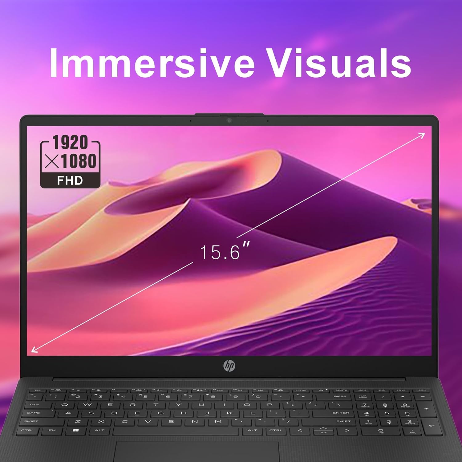 HP 255 G10 Business Laptop | 15.6' FHD Display | AMD Ryzen 5 7530U (Beat i7-1165G7) | 32GB RAM | 1TB SSD | Numeric Keypad | Wi-Fi 6 | Bluetooth 5.2 | Windows 11 Pro | School, Business & Productivity
