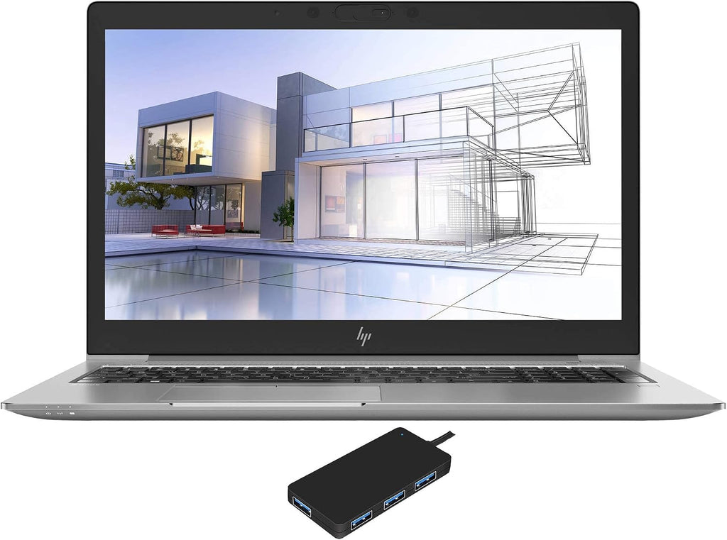 HP ZBOOK 15U G5 Workstation Laptop (Intel i7-8650U 4-Core, 32GB RAM, 512GB PCIe SSD, Intel UHD 620, 15.6' Full HD Bluetooth, Webcam, 1xUSB 3.1, Win 10 Pro (Renewed)