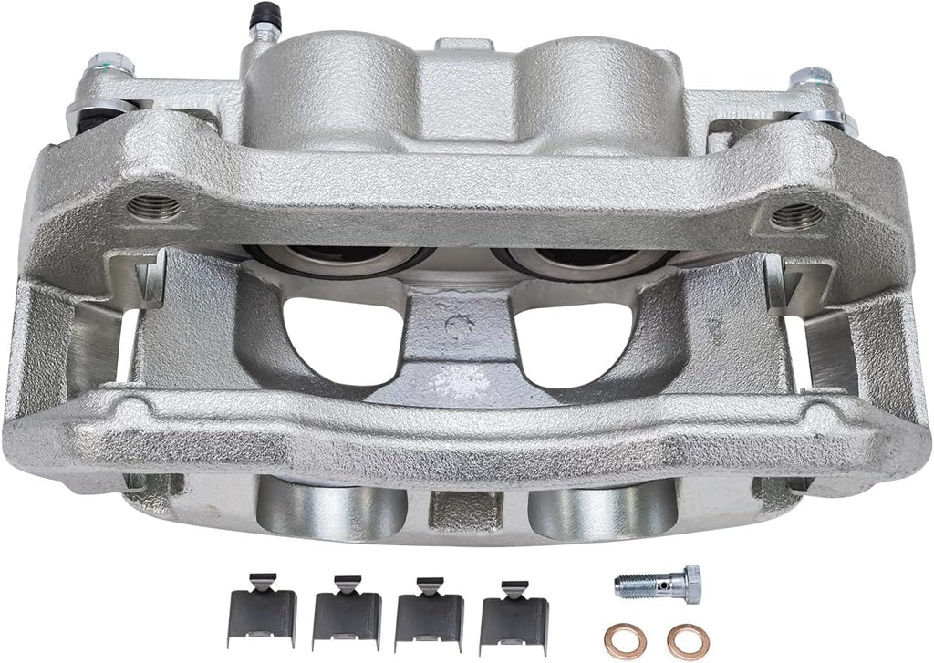 Detroit Axle - Front Brake Kit for Ford 2010-2021 Expedition, 2010-2011 F-150, 2010-2021 Navigator, Disc Brake Rotors Brake Caliper Ceramic Brakes Pads Replacement [13.78 inch Rotors]