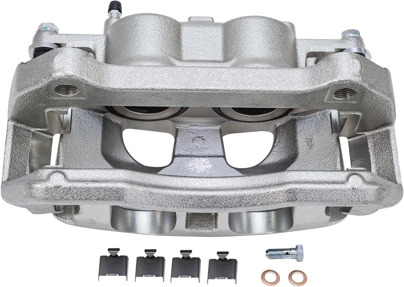 Detroit Axle - Front Brake Kit for Ford 2010-2021 Expedition, 2010-2011 F-150, 2010-2021 Navigator, Disc Brake Rotors Brake Caliper Ceramic Brakes Pads Replacement [13.78 inch Rotors]