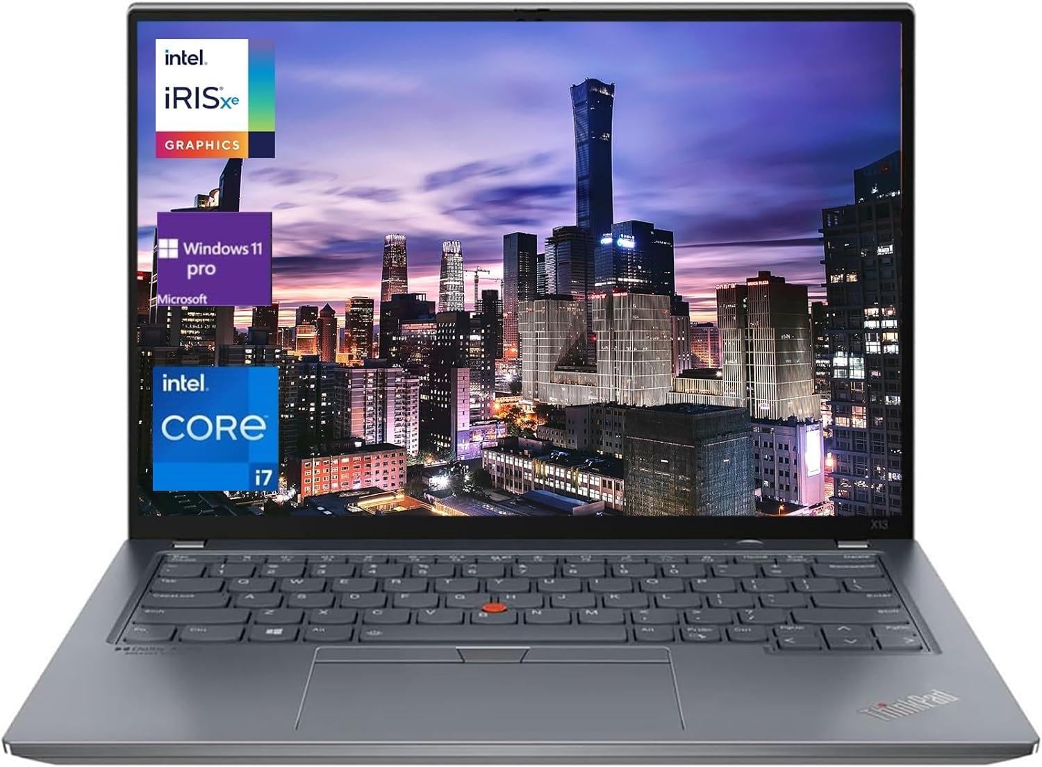 Lenovo ThinkPad X13 Gen 2 13.3' WUXGA Laptop, Intel i7-1165G7 4 Cores Processor, 16GB RAM 512GB PCIe SSD, Wi-Fi 6, Bluetooth 5, Backlit Keyboard, Fingerprint Reader, Windows 11 Pro, Black