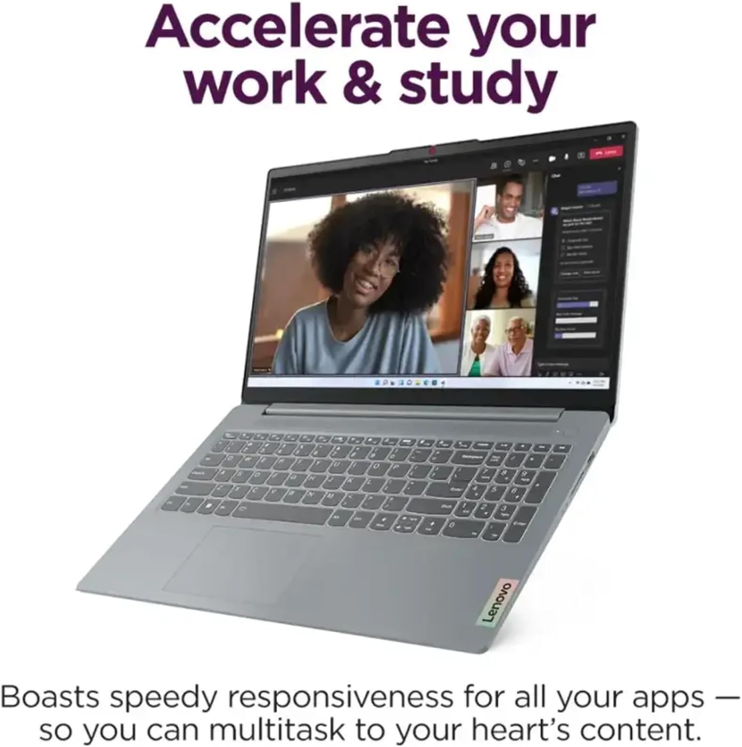 Lenovo 15.6' FHD Touchscreen IdeaPad 3i - Office 365 for The Web - Intel Core i3-12GB RAM - 256GB Storage - HDMI - Windows 11 w/o Earbuds