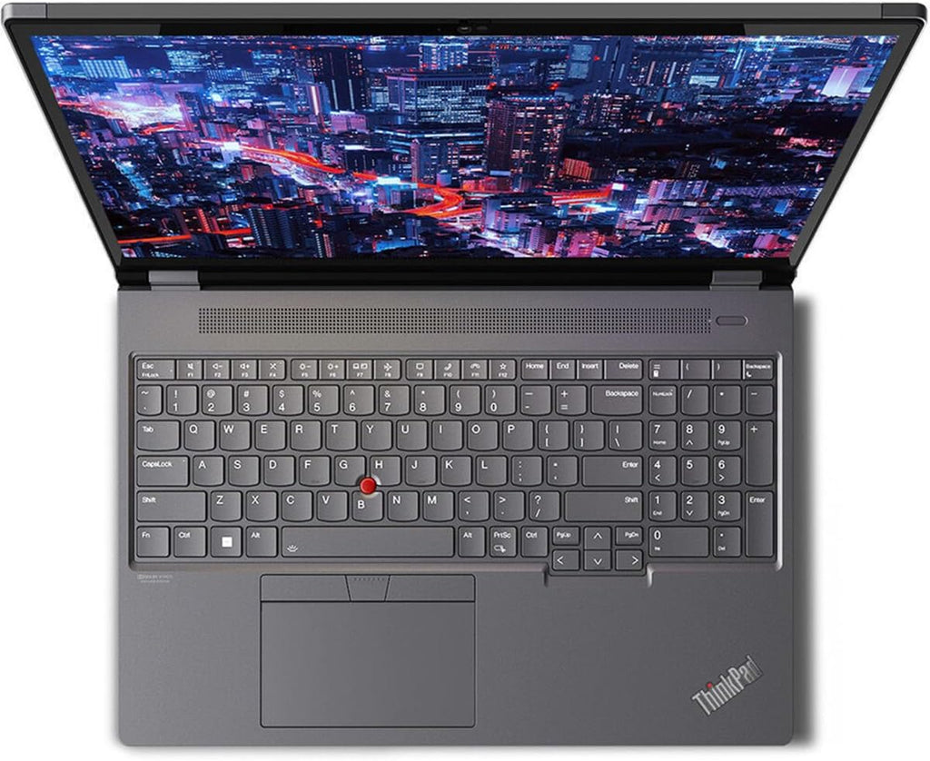 Lenovo ThinkPad P16 Gen 2 21FA002NUS 16' Mobile Workstation - WQXGA - 2560 x 1600 - Intel Core i9 13th Gen i9-13950HX Tetracosa-core (24 Core) - 32 GB Total RAM - 1 TB SSD - Villi Black, Storm Gray