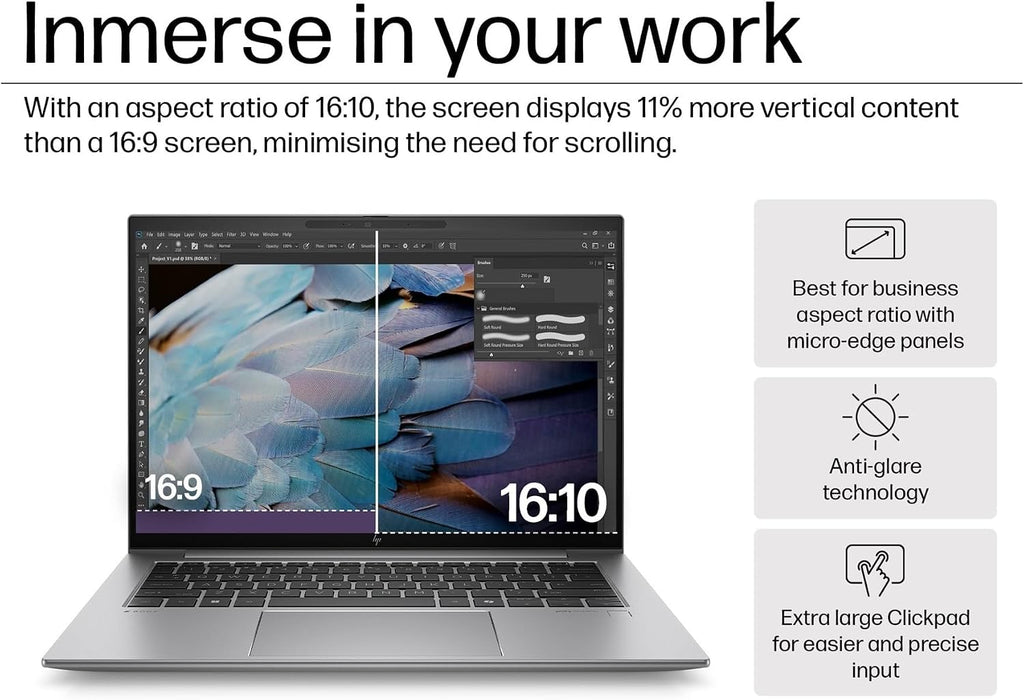 HP ZBook Firefly 14 G11 Mobile Workstation Laptop (14' FHD+ Touchscreen, 32GB DDR5, 1TB SSD, AMD Ryzen 7 8840HS (> Intel i7-1355U)) for Engineer, Designer, 2 x Thunderbolt 4, IR Webcam, Win 11 Pro