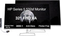 HP Series 5 532sf Monitor 94F50AA#ABA Bundle w/Docztorm Dock, 32' FHD VA (1920x1080) Display, 100Hz Refresh Rate, Anti-Glare, Flicker-Free, Ideal for Home & Business, Black(2026 Latest Model) 2-Pack