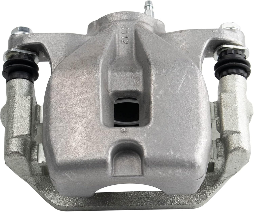 TRQ Rear Brake Pad and Rotor Set Ceramic Rotors Calipers Compatible with 2008-2013 Toyota Highlander