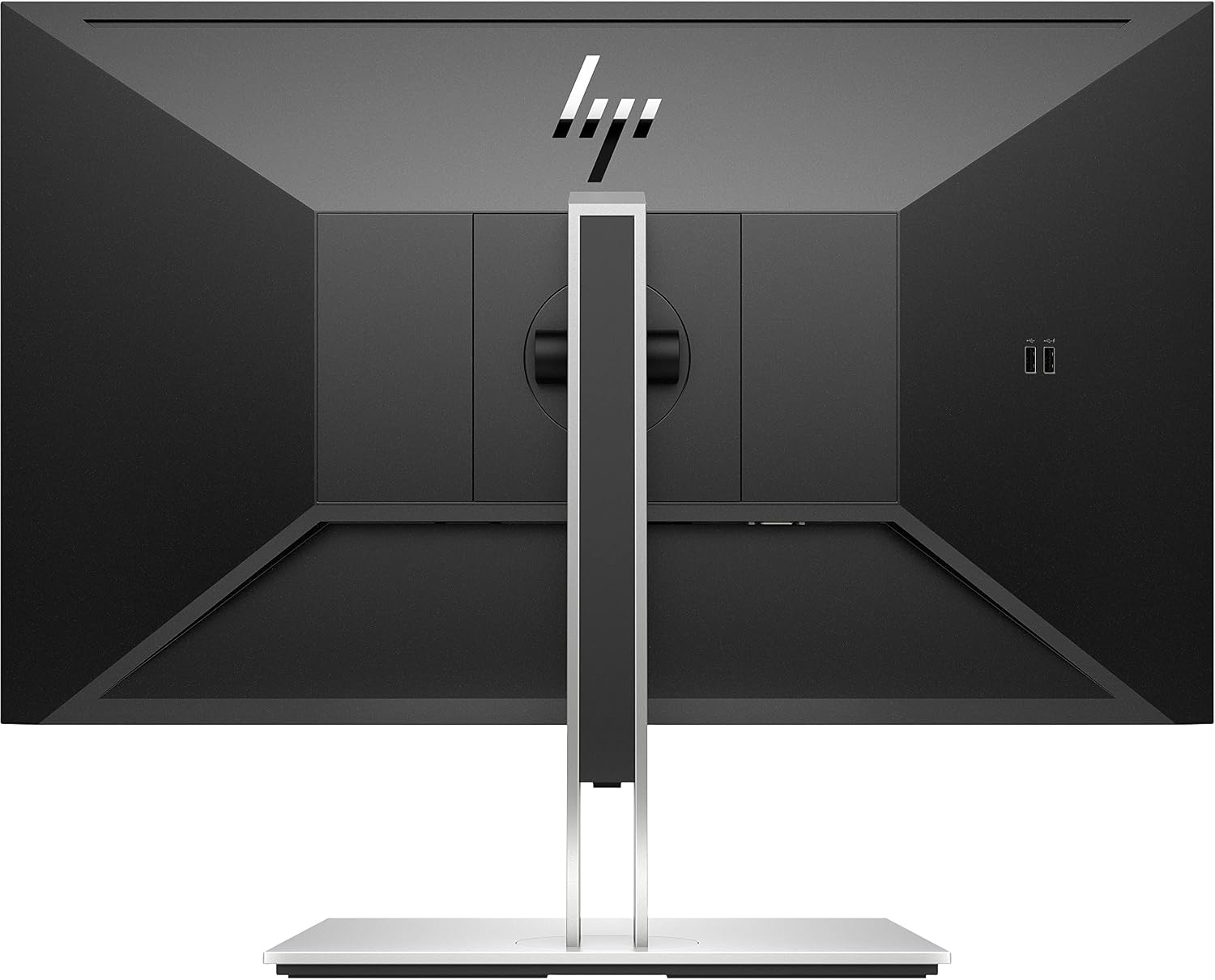 HP EliteDisplay E27 G4 27 Inch IPS LED Backlit Monitor, FHD 1920 x 1080, Blue Light Filter, HDMI, VGA, DisplayPort, Black