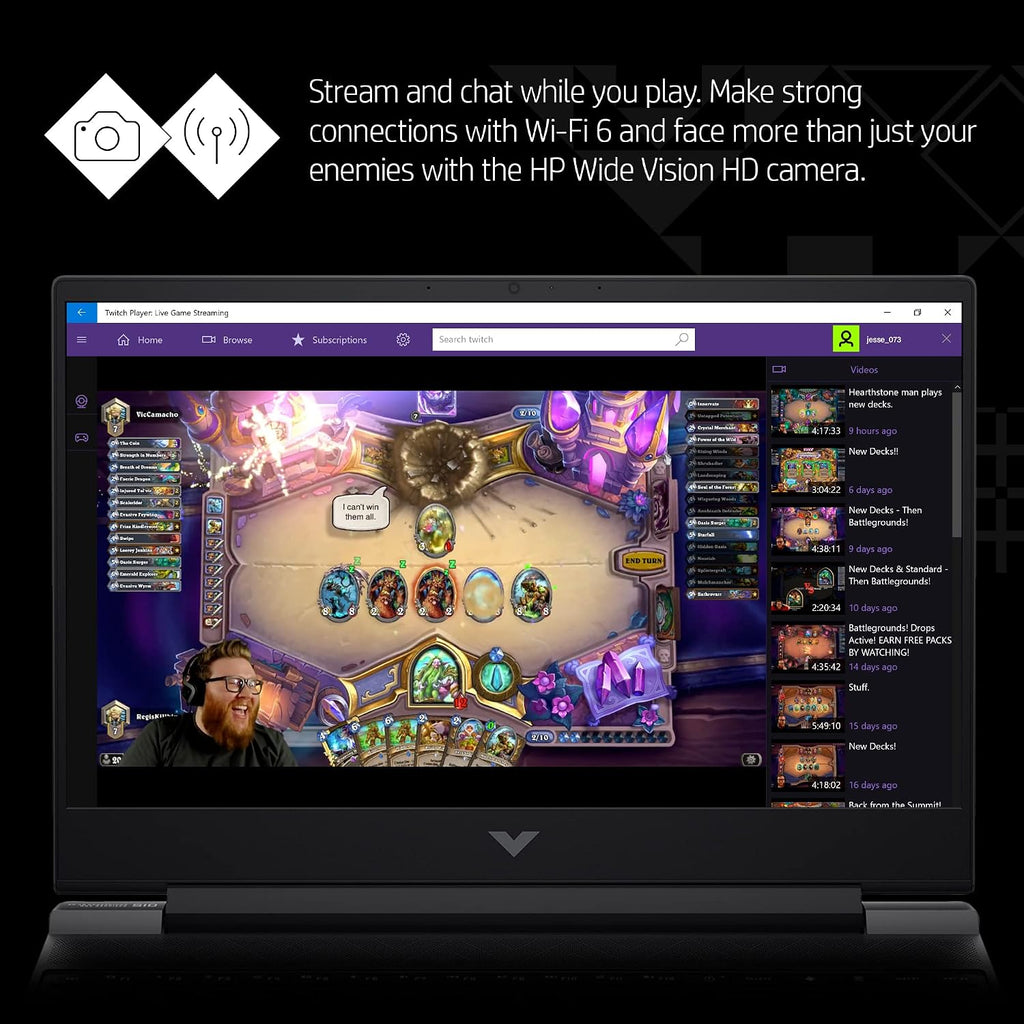 HP Victus 15 Laptop, FHD IPS 144Hz Display, 9ms Response Time, Intel Core i7-13700H, 16 GB RAM, 512 GB SSD, NVIDIA GeForce RTX 4050 GPU (6 GB), Windows 11 Home, 15-fa1020nr (2023)