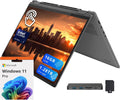 Lenovo Yoga 7i 2-in-1 16' 2K Touchscreen Laptop, Intel Ultra 7 155U, 16GB LPDDR5X, 1.28TB Storage(1TB SSD +288GB Docking Station Set), Fingerprint Reader, Backlit Keyboard, WiFi 6E, Win 11 Pro, Grey