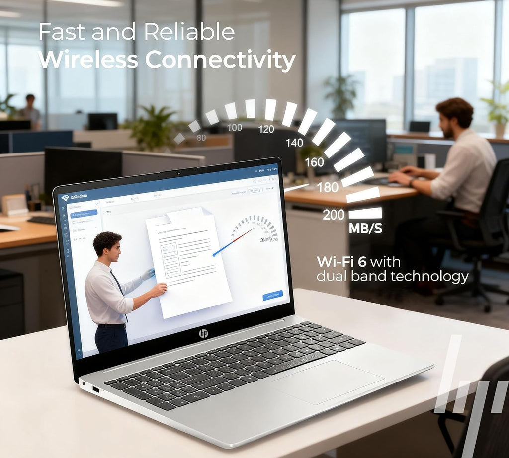 HP Newly Designed Business Laptop | 10 Cores Intel Core i7-1255U CPU up to 4.7GHz | 15.6' FHD | 64GB RAM | 2TB SSD | Wi-Fi 6 | Win11 with Microsoft Office | WOWPC Recovery USB