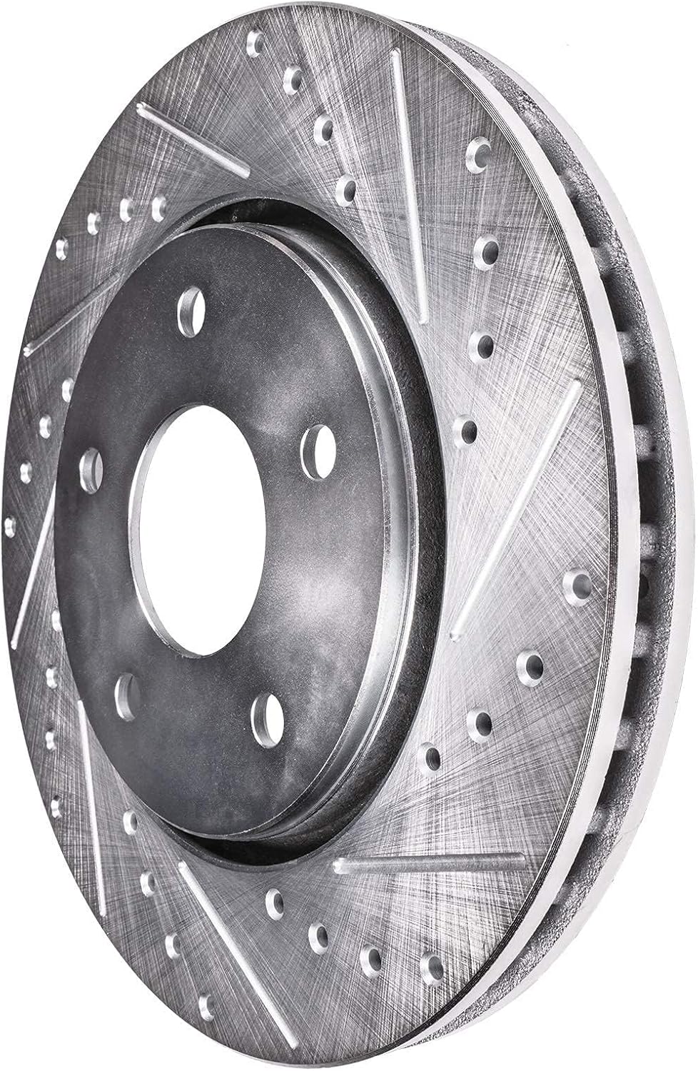 Detroit Axle - Front Brake Kit for Lexus ES300 Toyota Avalon Sienna Camry Drilled and Slotted Brake Rotors Ceramic Brakes Pads Replacement: 10.82' inch Front Rotors