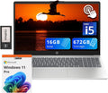 HP Pavilion 15.6' HD Touchscreen Laptop, Intel i5-1235U, Intel Iris Xe Graphics, 16GB RAM, 672GB Storage(512GB SSD + 160GB Docking Station Set), 720p Webcam, Num Pad, Wi-Fi 6E, Win 11 Pro, Silver
