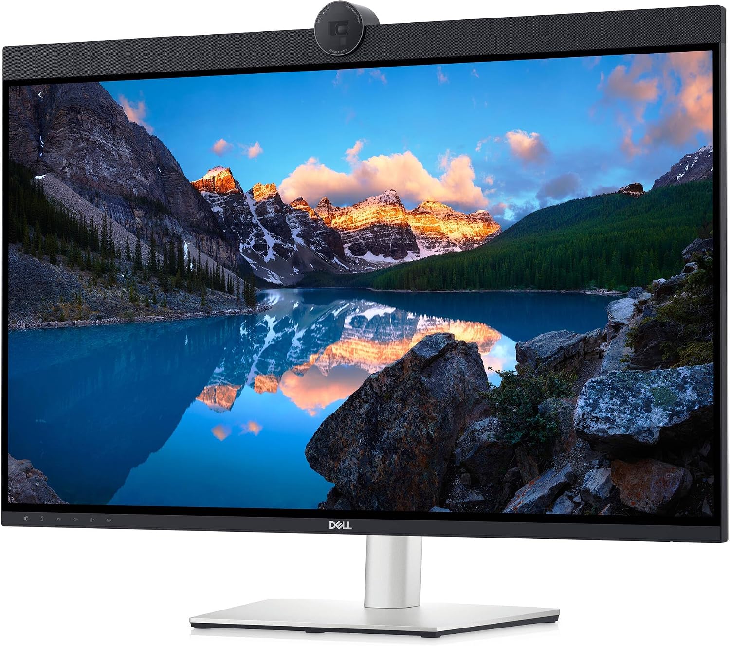 Dell UltraSharp 32' 4K UHD IPS Video Conferencing Monitor w/5ms Response Time, Built-in Speakers, Anti Glare, VESA Mount (100mm), DisplayPort, HDMI, Black/Silver (U3223QZ)