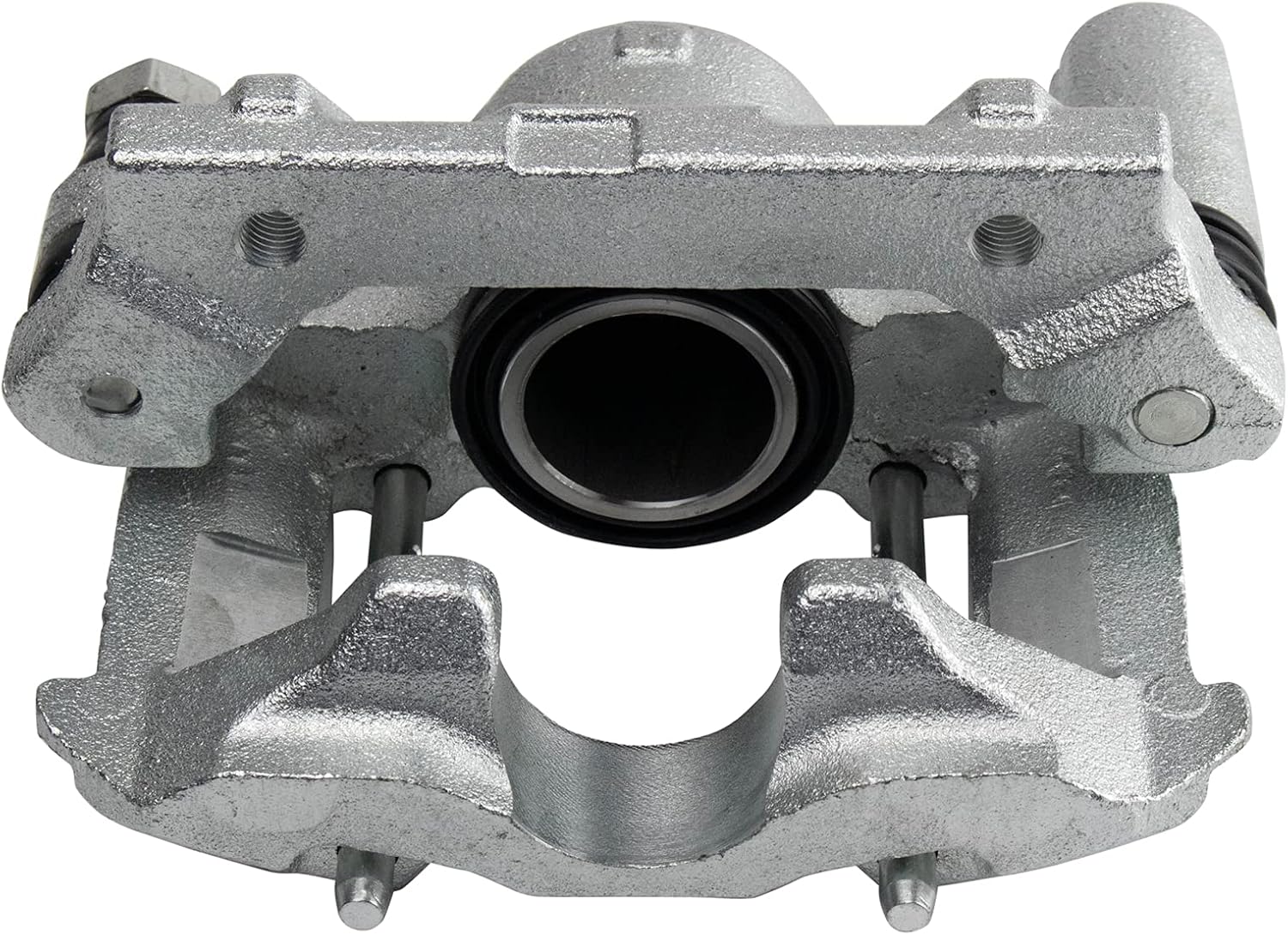 TRQ Rear Brake Pad and Rotor Set Ceramic Solid Rotors Calipers Compatible with 2010-2013 Lexus IS250
