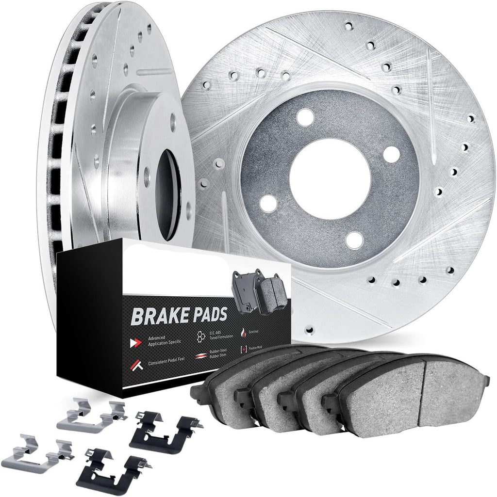 1 X Front Disc Brake Kit fits Ford Fiesta,Figo 2011 2012 2013 2014 2015 2016 2017 2018 2019