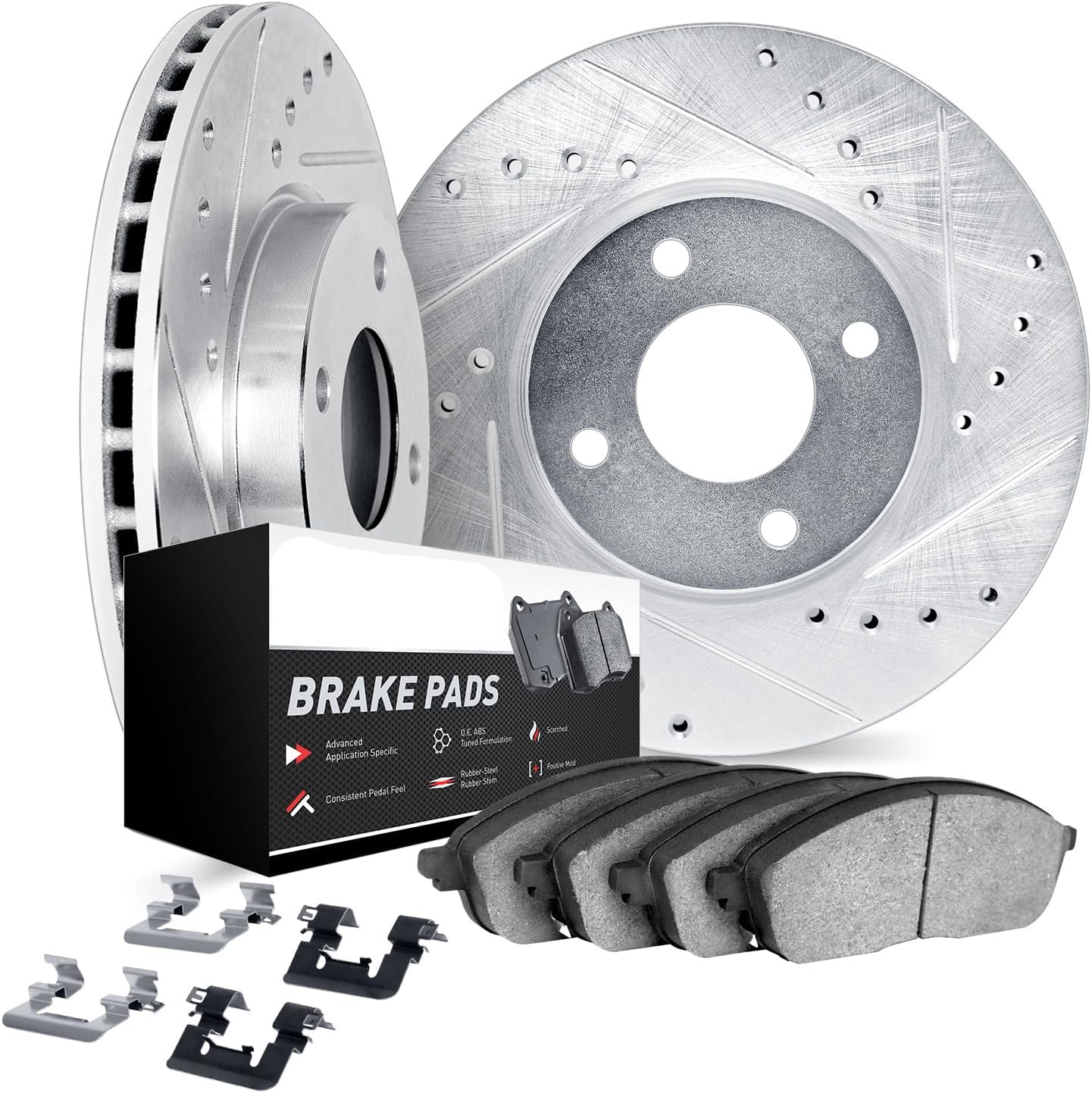 1 X Front Disc Brake Kit fits Ford Fiesta,Figo 2011 2012 2013 2014 2015 2016 2017 2018 2019