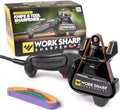Work Sharp MK2 Electric Knife Sharpener & Replacement Belts – Adjustable 2-Speed Knife Sharpening System for Kitchen Knives, Pocket Knives, Scissors, Axes & Garden Tools