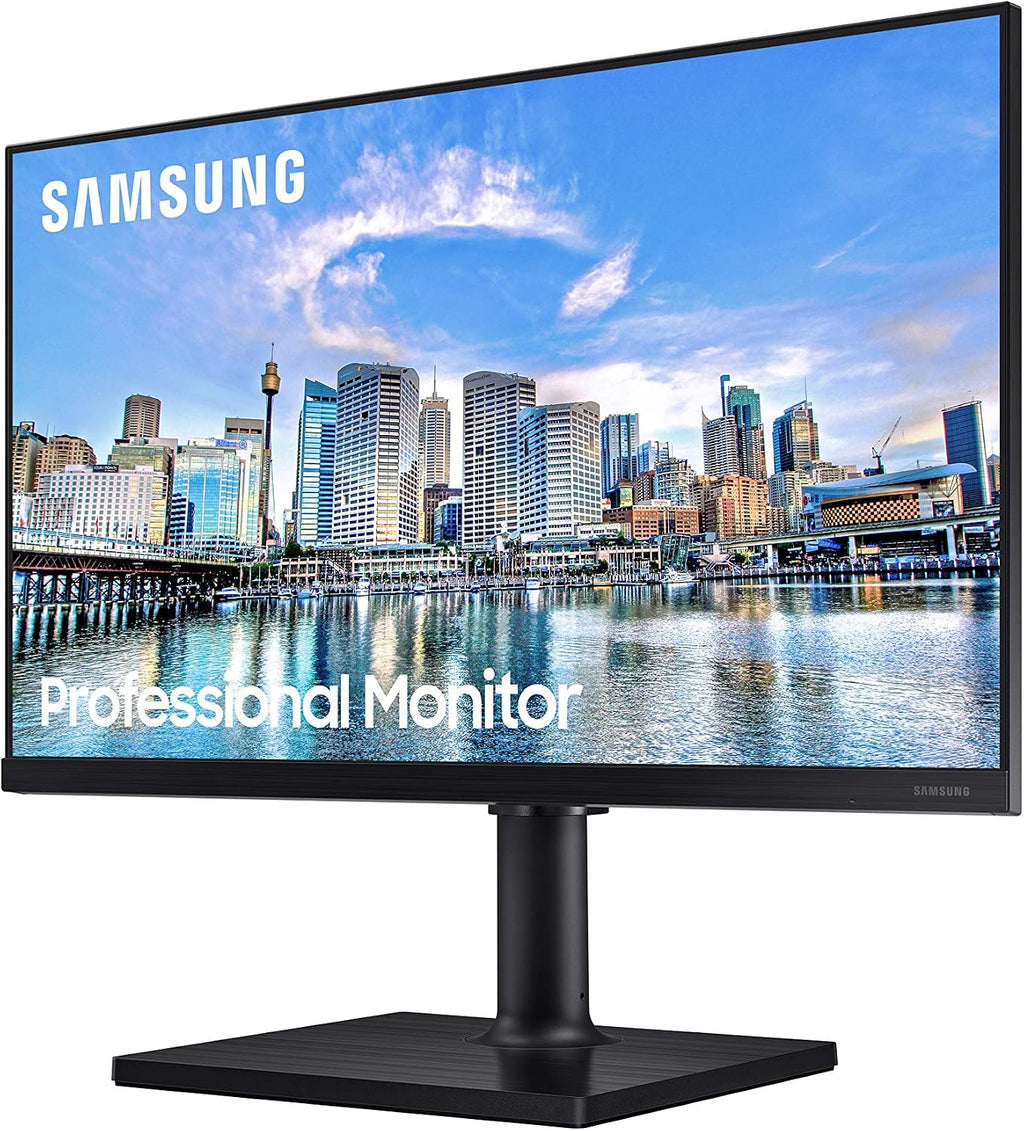 Samsung FT45 Series 24-Inch FHD 1080p Computer Monitor, 75Hz, IPS Panel, HDMI, USB Hub, Height Adjustable Stand, 3 Yr WRNTY (LF24T452FQNXGO)