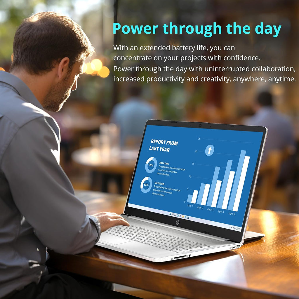 HP 15.6' FHD Laptop for Business & Students, Intel i5-1135G7, 16GB DDR4 RAM, 1TB PCIe SSD, Intel Iris Xe Graphics, Wi-Fi 6, Number Pad, Webcam, Win 11 Pro, Silver, 32GB USB Card