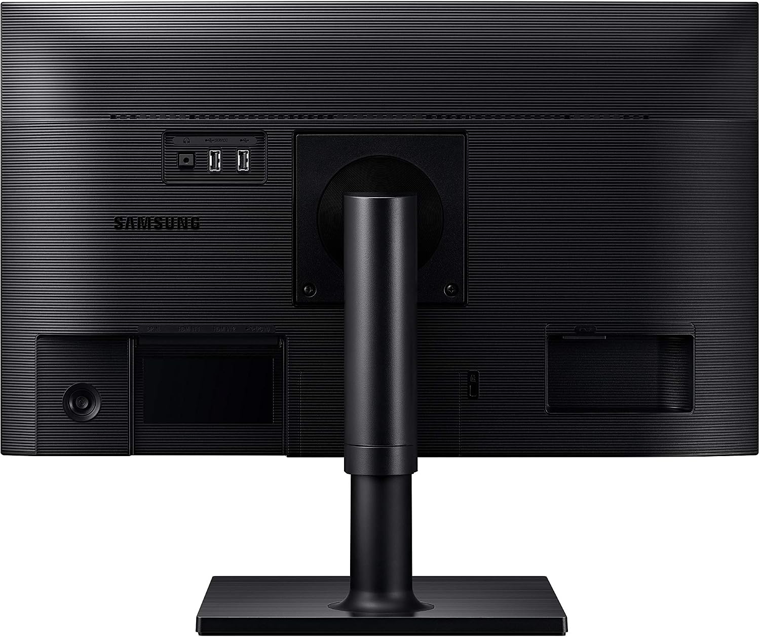 Samsung FT45 Series 24-Inch FHD 1080p Computer Monitor, 75Hz, IPS Panel, HDMI, USB Hub, Height Adjustable Stand, 3 Yr WRNTY (LF24T452FQNXGO)