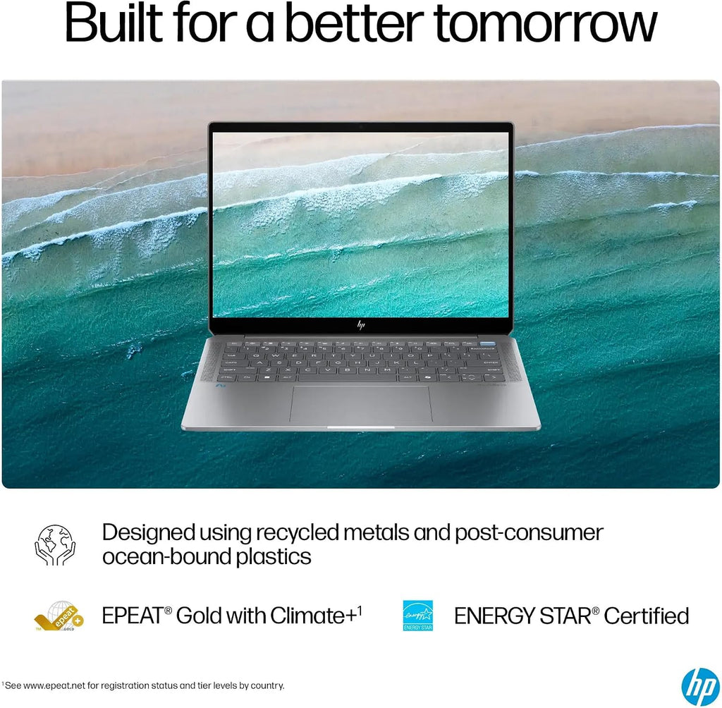 HP OmniBook Ultra 14 2024 Laptop 14' 2.2K IPS Touchscreen 12-Core AMD Ryzen AI 9 HX 375 APU 32GB LPDDR5 2TB SSD Radeon Graphics Wi-Fi Backlit Keyboard Fingerprint Copilot+ Win11 Home (Renewed)